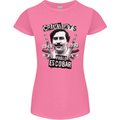 Pablo Escobar Crime Pays Womens Petite Cut T-Shirt Azalea