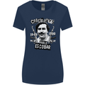 Pablo Escobar Crime Pays Womens Wider Cut T-Shirt Navy Blue