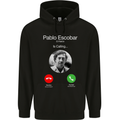 Pablo Escobar El Patron Is Calling Mens Hoodie Black