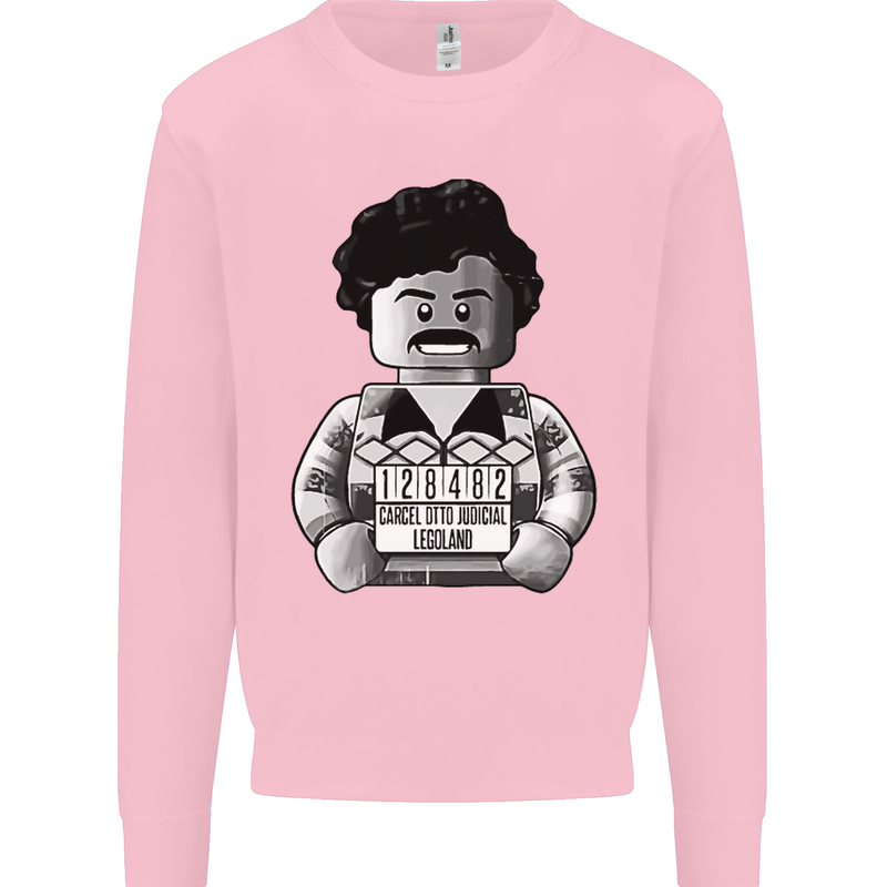 Pablo Escobar Kids Sweatshirt Jumper Light Pink