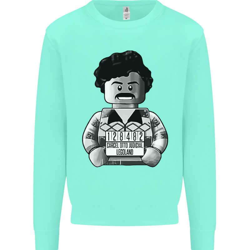 Pablo Escobar Kids Sweatshirt Jumper Peppermint