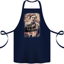 Pablo Escobar Me Matan Limon Cotton Apron 100% Organic Navy Blue
