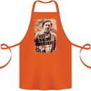 Pablo Escobar Me Matan Limon Cotton Apron 100% Organic Orange