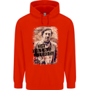 Pablo Escobar Me Matan Limon Mens 80% Cotton Hoodie Bright Red
