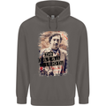 Pablo Escobar Me Matan Limon Mens 80% Cotton Hoodie Charcoal