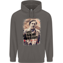 Pablo Escobar Me Matan Limon Mens 80% Cotton Hoodie Charcoal