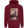 Pablo Escobar Me Matan Limon Mens 80% Cotton Hoodie Maroon