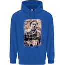 Pablo Escobar Me Matan Limon Mens 80% Cotton Hoodie Royal Blue