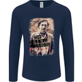 Pablo Escobar Me Matan Limon Mens Long Sleeve T-Shirt Navy Blue