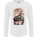 Pablo Escobar Me Matan Limon Mens Long Sleeve T-Shirt White