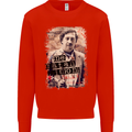 Pablo Escobar Me Matan Limon Mens Sweatshirt Jumper Bright Red