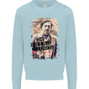 Pablo Escobar Me Matan Limon Mens Sweatshirt Jumper Light Blue