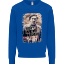 Pablo Escobar Me Matan Limon Mens Sweatshirt Jumper Royal Blue