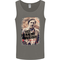 Pablo Escobar Me Matan Limon Mens Vest Tank Top Charcoal