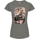 Pablo Escobar Me Matan Limon Womens Petite Cut T-Shirt Charcoal