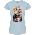 Pablo Escobar Me Matan Limon Womens Petite Cut T-Shirt Light Blue