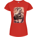 Pablo Escobar Me Matan Limon Womens Petite Cut T-Shirt Red