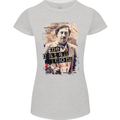 Pablo Escobar Me Matan Limon Womens Petite Cut T-Shirt Sports Grey
