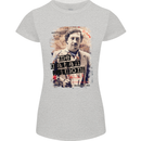 Pablo Escobar Me Matan Limon Womens Petite Cut T-Shirt Sports Grey
