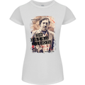 Pablo Escobar Me Matan Limon Womens Petite Cut T-Shirt White