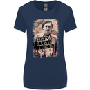 Pablo Escobar Me Matan Limon Womens Wider Cut T-Shirt Navy Blue