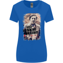 Pablo Escobar Me Matan Limon Womens Wider Cut T-Shirt Royal Blue