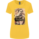 Pablo Escobar Me Matan Limon Womens Wider Cut T-Shirt Yellow