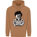 Pablo Escobar Mens 80% Cotton Hoodie Caramel Latte
