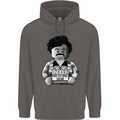 Pablo Escobar Mens 80% Cotton Hoodie Charcoal