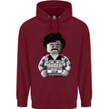 Pablo Escobar Mens 80% Cotton Hoodie Maroon