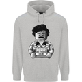 Pablo Escobar Mens 80% Cotton Hoodie Sports Grey