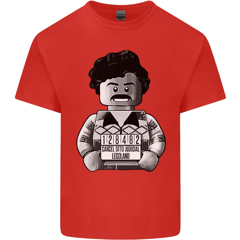 Pablo Escobar Mens Cotton T-Shirt Tee Top Red