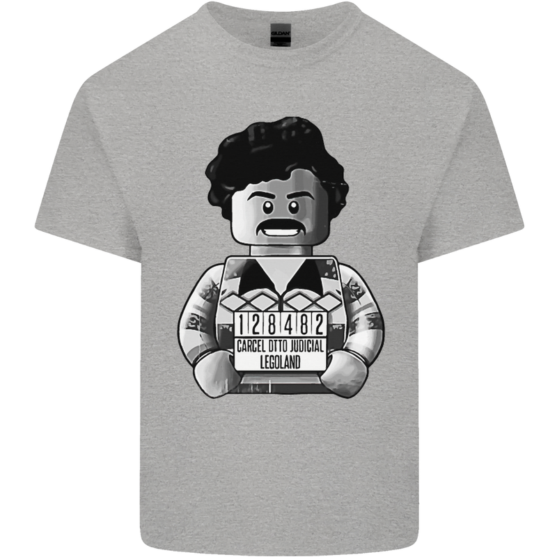 Pablo Escobar Mens Cotton T-Shirt Tee Top Sports Grey