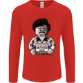 Pablo Escobar Mens Long Sleeve T-Shirt Red