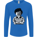Pablo Escobar Mens Long Sleeve T-Shirt Royal Blue