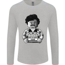 Pablo Escobar Mens Long Sleeve T-Shirt Sports Grey