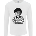 Pablo Escobar Mens Long Sleeve T-Shirt White