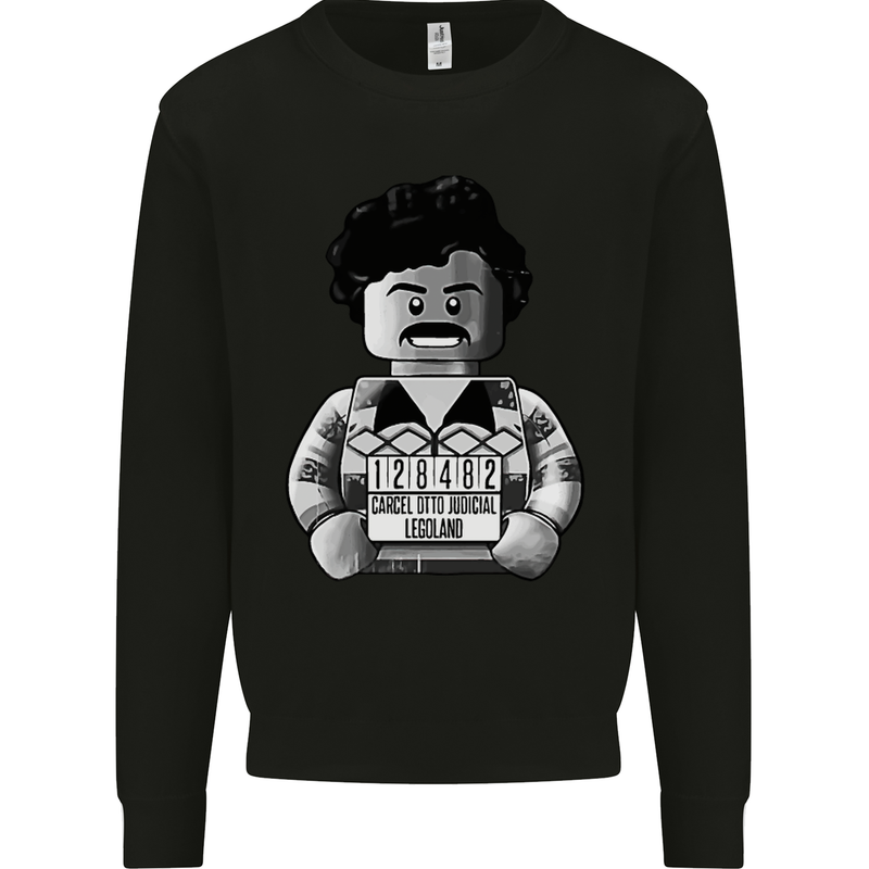 Pablo Escobar Mens Sweatshirt Jumper Black