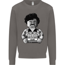 Pablo Escobar Mens Sweatshirt Jumper Charcoal