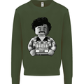 Pablo Escobar Mens Sweatshirt Jumper Forest Green