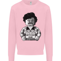 Pablo Escobar Mens Sweatshirt Jumper Light Pink