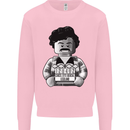 Pablo Escobar Mens Sweatshirt Jumper Light Pink