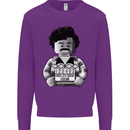 Pablo Escobar Mens Sweatshirt Jumper Purple
