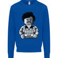 Pablo Escobar Mens Sweatshirt Jumper Royal Blue