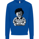 Pablo Escobar Mens Sweatshirt Jumper Royal Blue