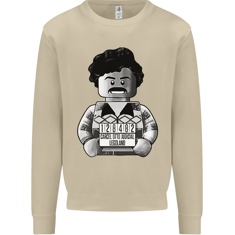 Pablo Escobar Mens Sweatshirt Jumper Sand