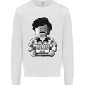 Pablo Escobar Mens Sweatshirt Jumper White