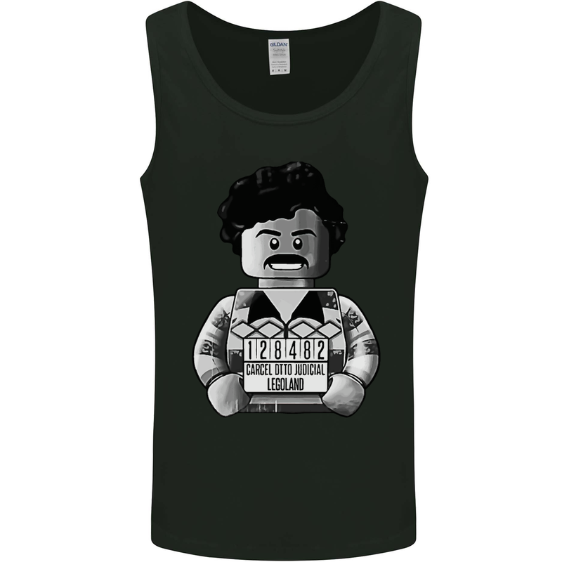Pablo Escobar Mens Vest Tank Top Black