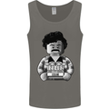 Pablo Escobar Mens Vest Tank Top Charcoal