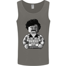 Pablo Escobar Mens Vest Tank Top Charcoal